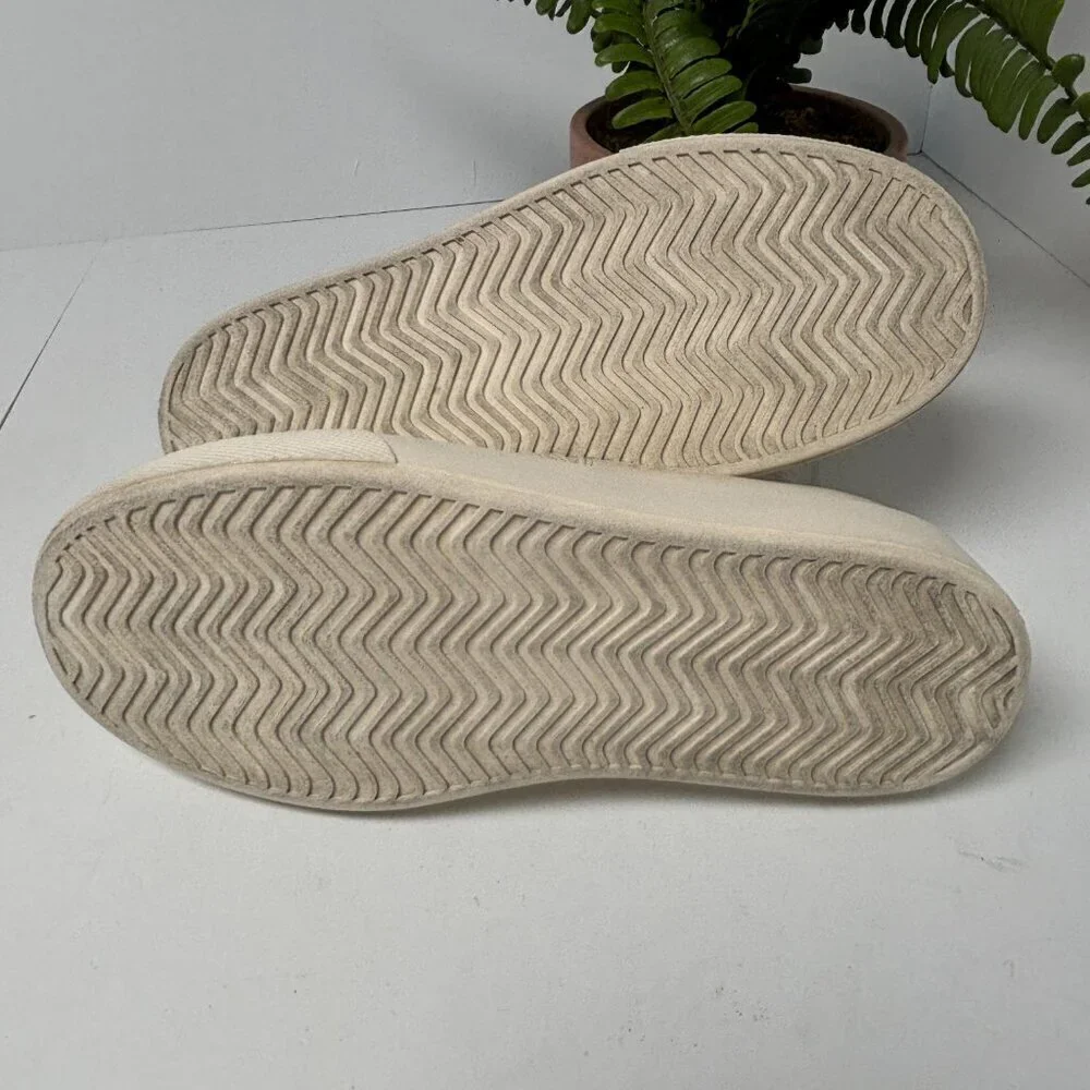 Vince Shoe Warren Platform Slip-on Sneaker Croc‎ Embossed Leather Goring Cream